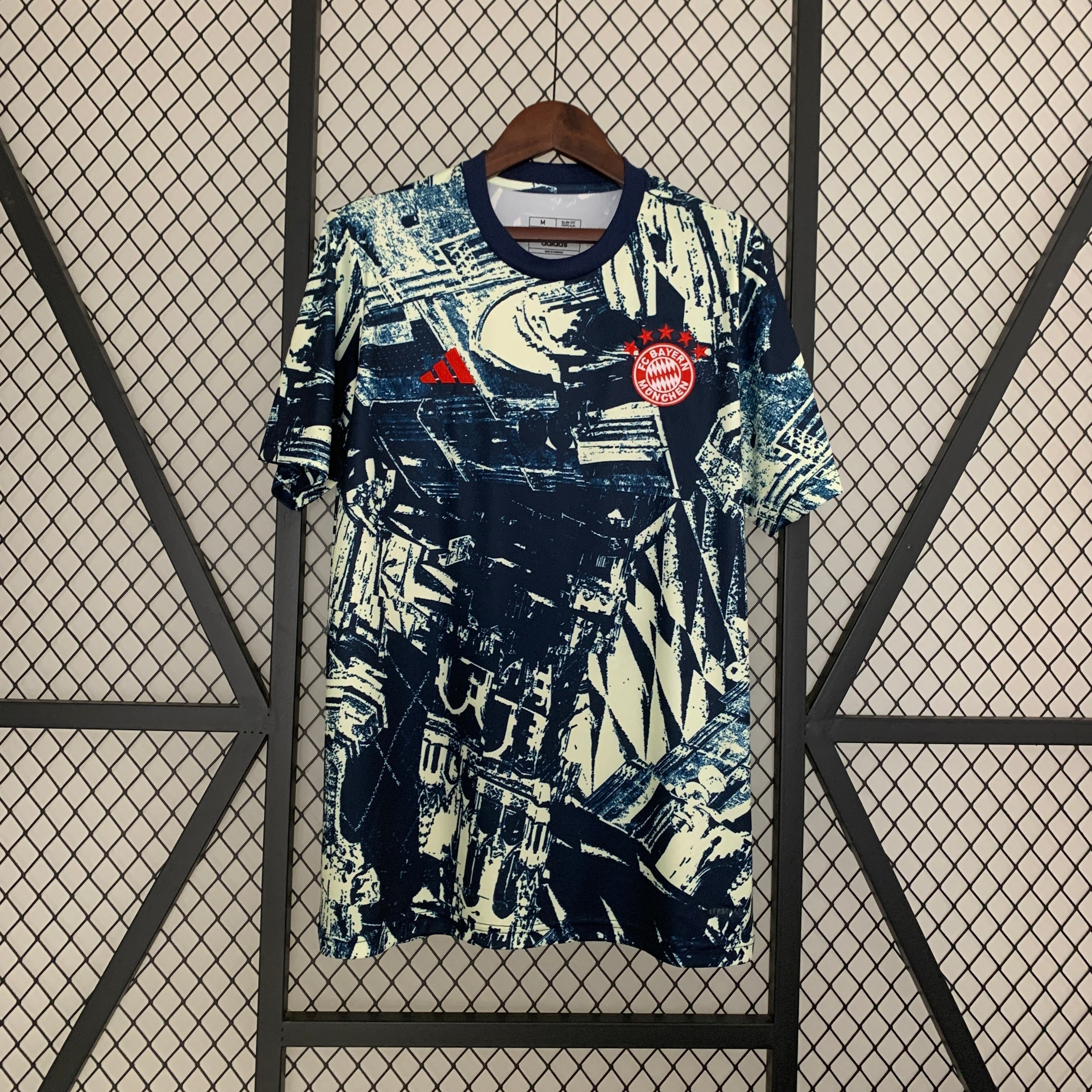🔴 Bayern Munich Jersey (Navy Abstract Edition)