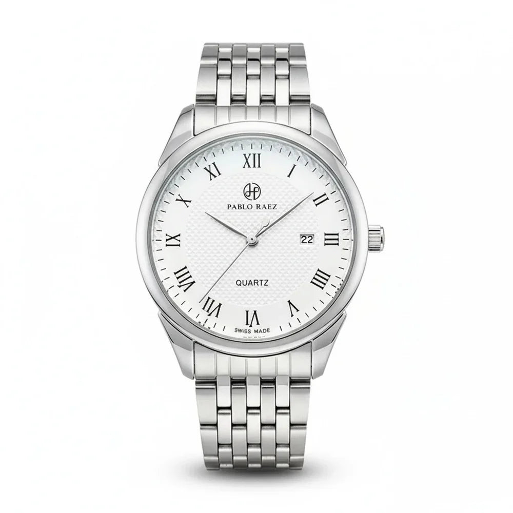Pablo Raez Silver White 40mm