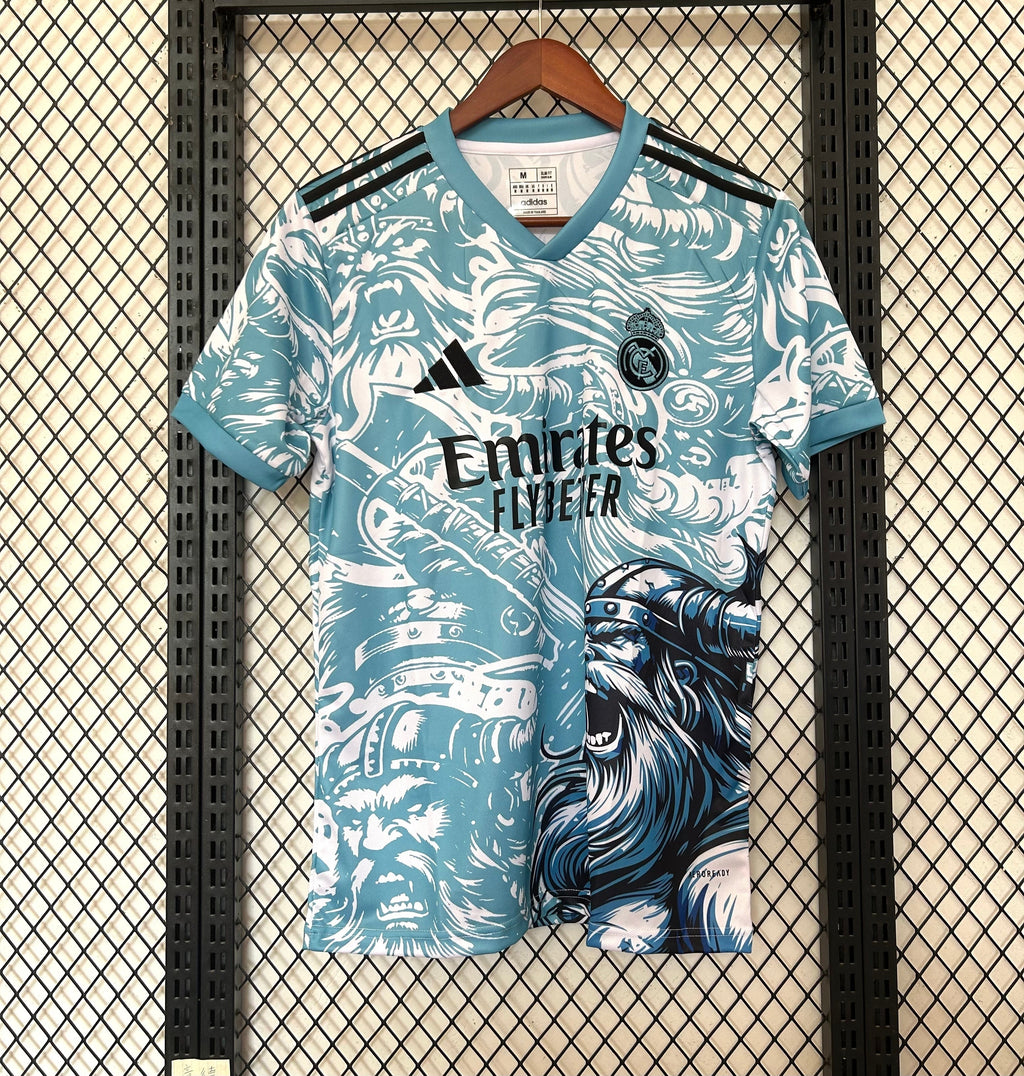 ⚪ Real Madrid Jersey (Aqua Viking Edition)