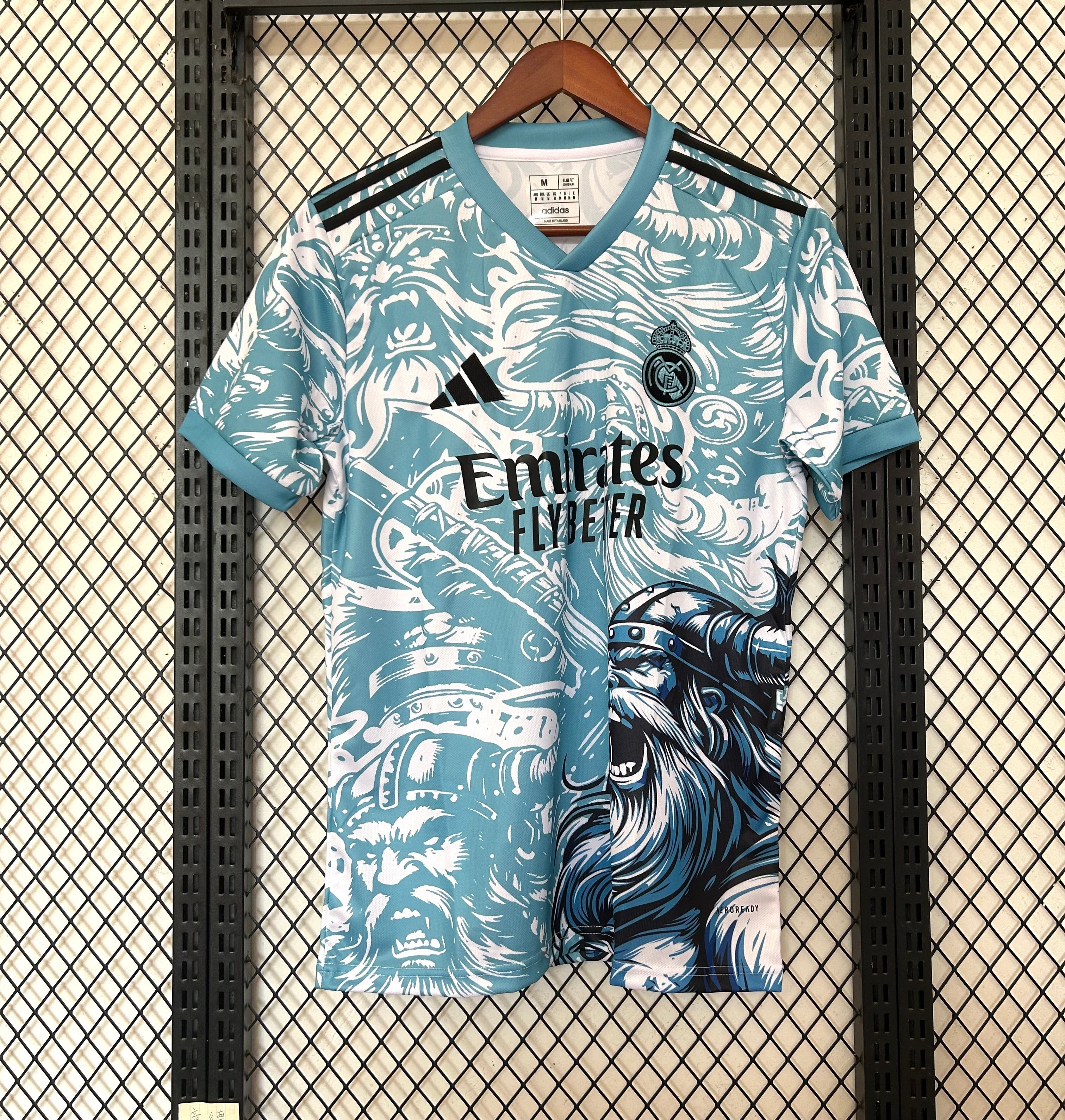 ⚪ Real Madrid Jersey (Aqua Viking Edition)