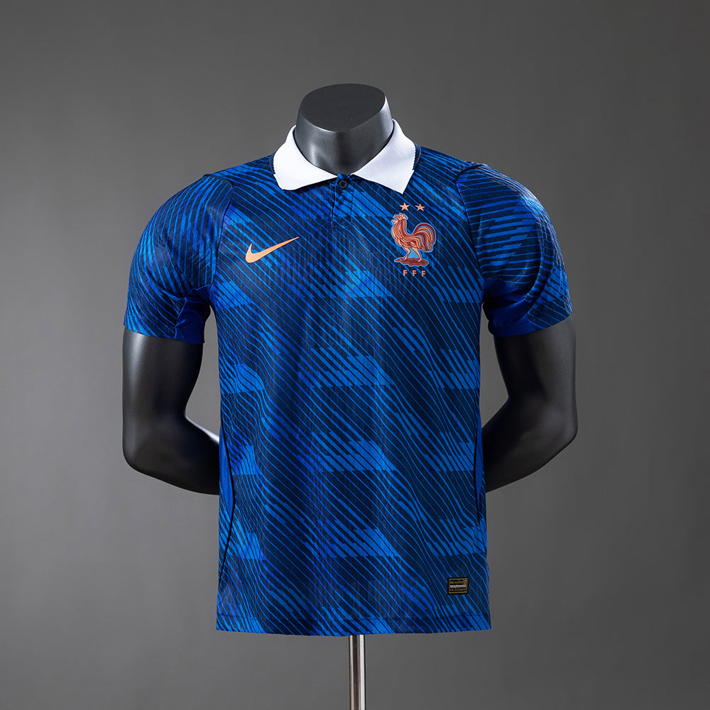 🇫🇷 France Retro Blue Jersey