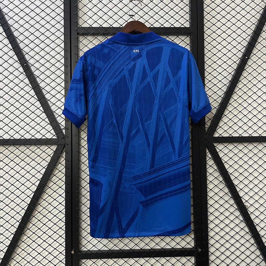 🔵 Chelsea Classic Home Jersey (Retro Collar Edition)