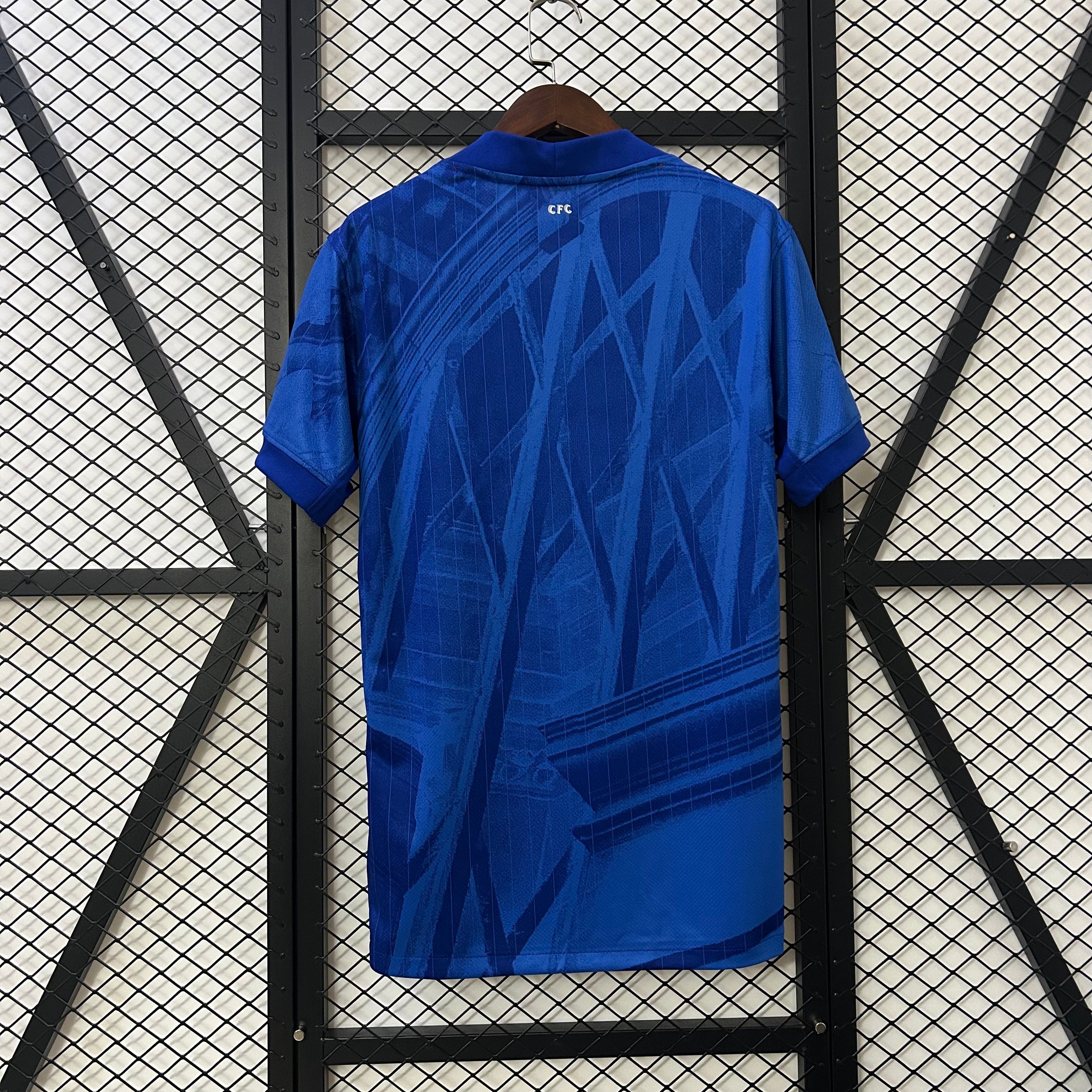 🔵 Chelsea Classic Home Jersey (Retro Collar Edition)