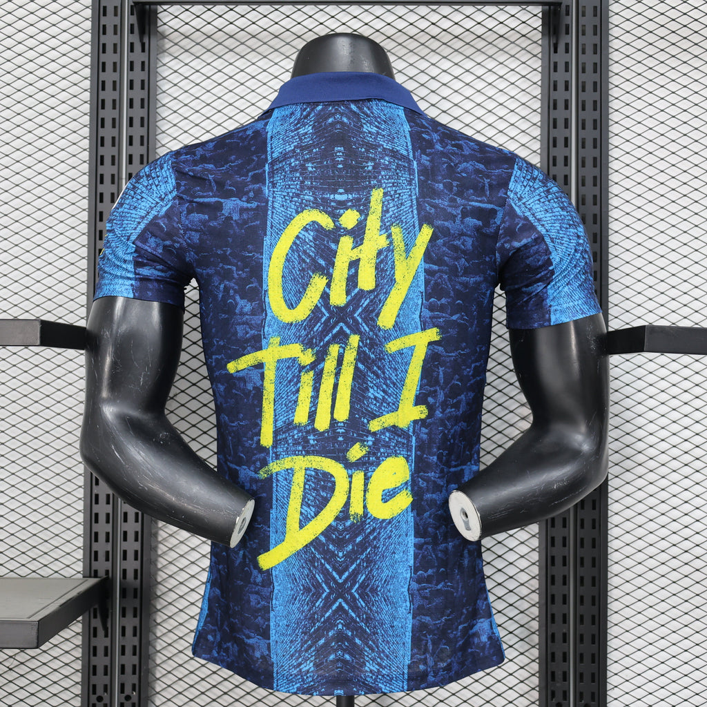 🔵 Manchester City Jersey (Urban Collage Edition)