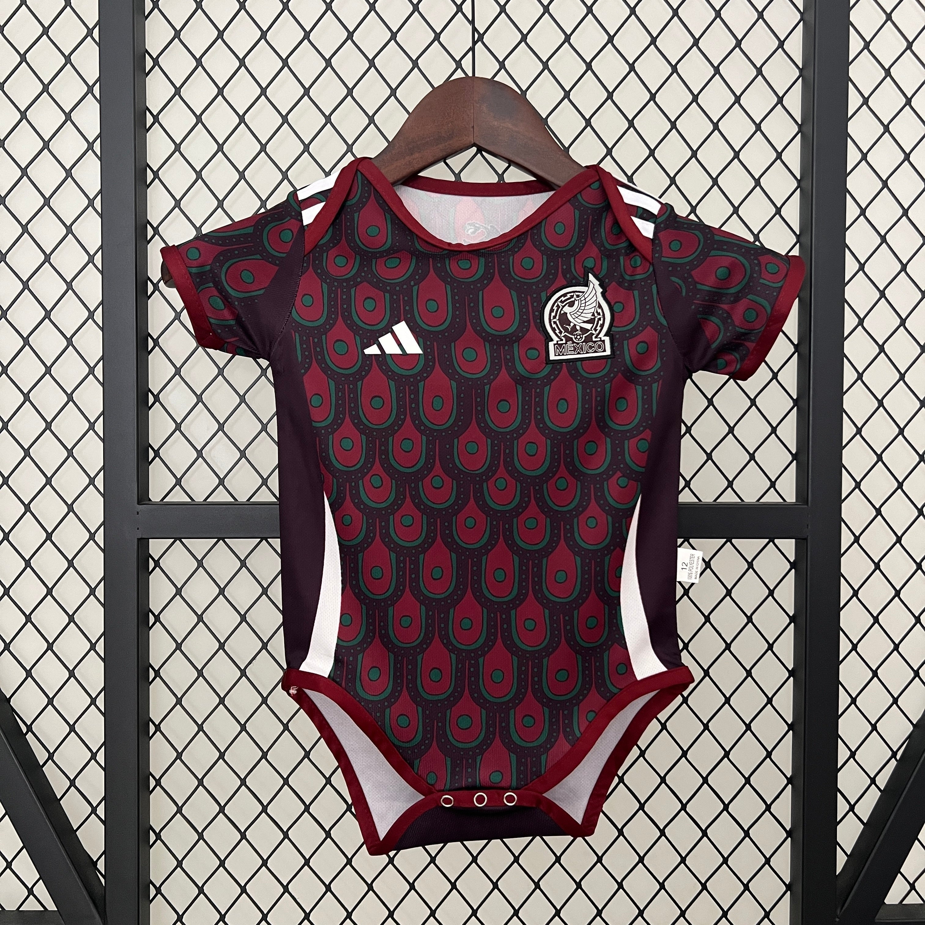 🇲🇽 Mexico Baby Bodysuit (Retro Pattern)