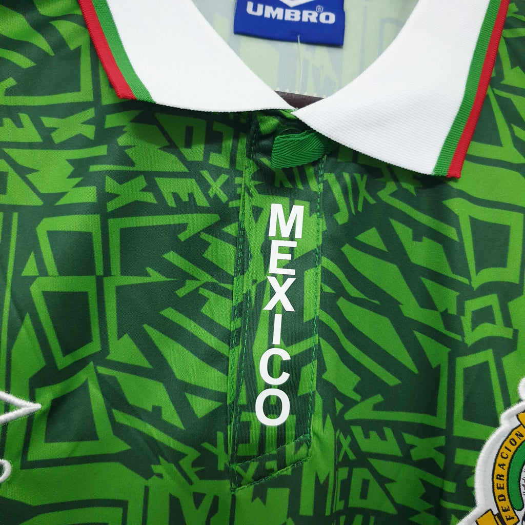 🇲🇽 Mexico Retro Jersey (Green Classic Pattern)