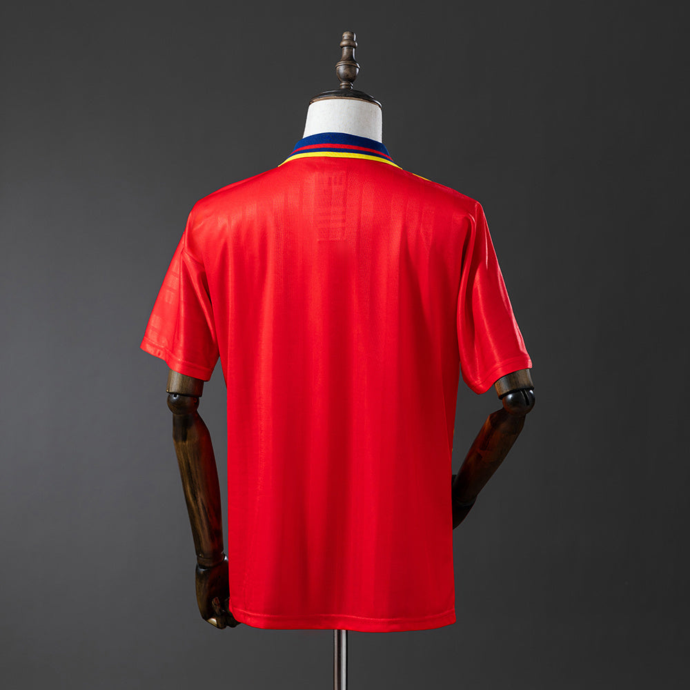 🇪🇸 Spain Retro Jersey (Red Classic Edition)